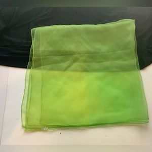 Lime green scarf (1641)